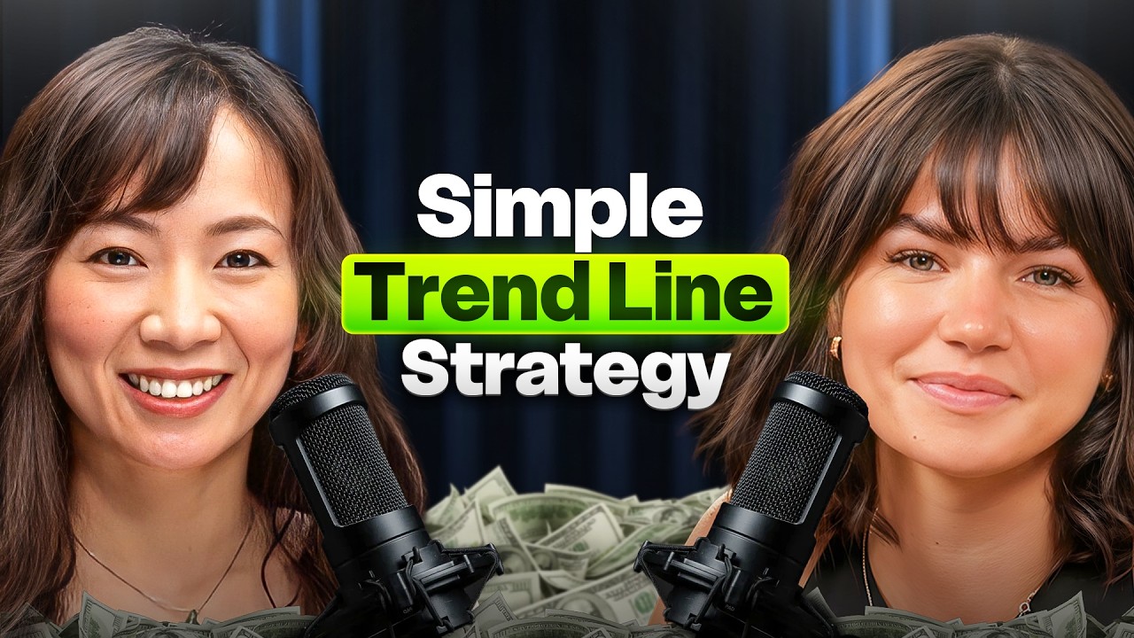 Trading Simple TREND LINE Strategy Made Her $100K A Year!