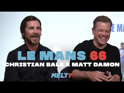 Christian Bale et Matt Damon (Le Mans 66) - "Ferrari sera toujours le Dieu de la course auto"