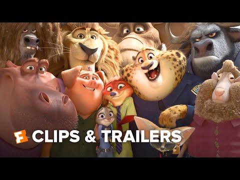 Zootopia ALL Clips + Trailers (2016) | Fandango Family