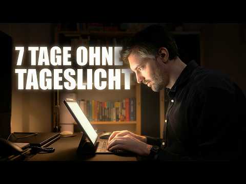 Das passiert, wenn du 1 Woche in Dunkelheit lebst 🌃 Selbstexperiment