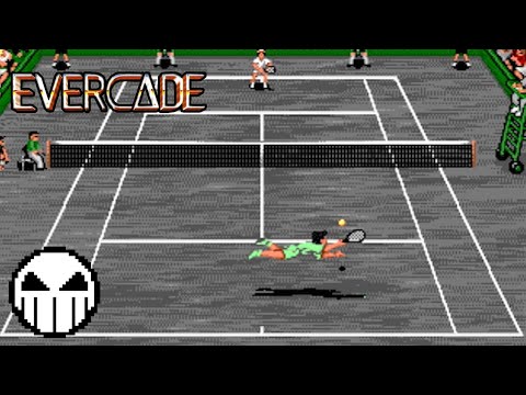 Tennis All Stars (Evercade - Codemasters Collection 1) Gameplay
