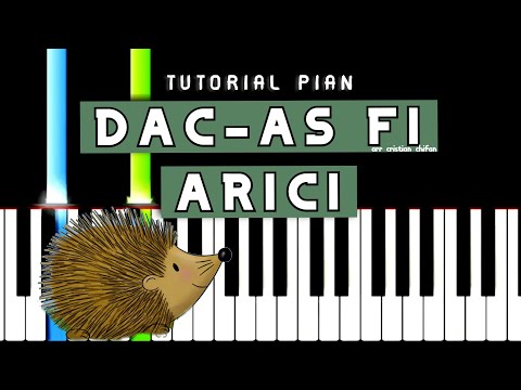 DAC-AS FI ARICI Piano Tutorial + PARTITURA Cristian Chifan