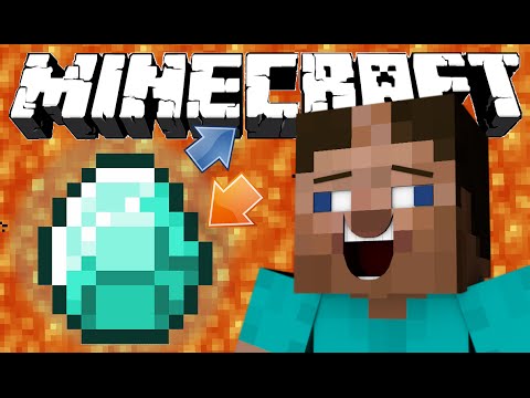 If Diamonds And Lava Switched Places - Minecraft