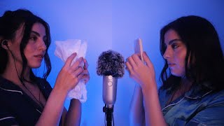 Download lagu ASMR Twin Random Triggers | Shushing, Tapping, Paper Sounds, Whispering mp3