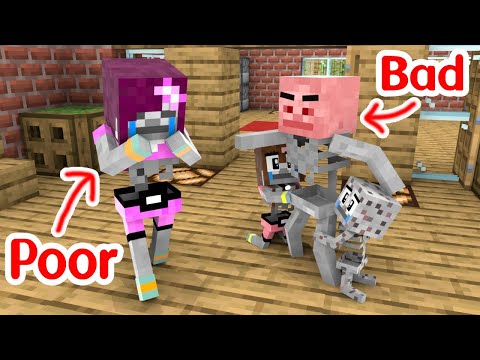 Bad Skeleton Boy, Don't Do That - Sad Story - Minecraft Animation