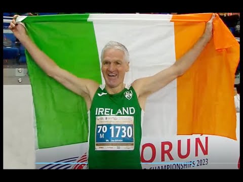 (2023)...''M70 1500m Final '' - World Master Indoor Athletics Championships - Toruń , Poland