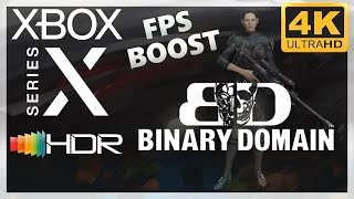[4K/HDR] Binary Domain / Xbox Series X Gameplay / FPS Boost 60fps !