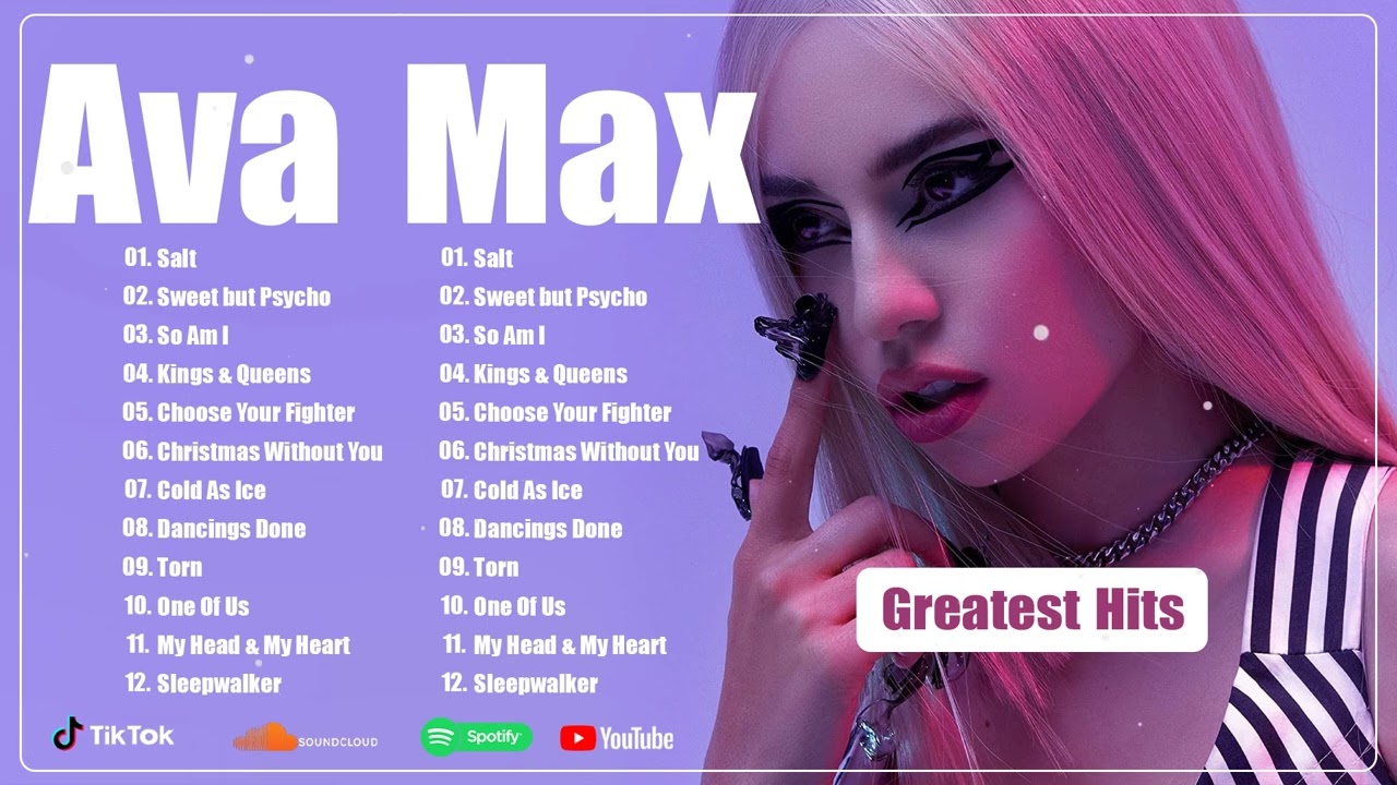 Ava Max Greatest Hits Playlist 2024 - Ava Max Best Songs Playlist on Spotify 2024