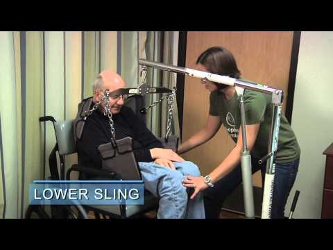 Transfer to shower chair