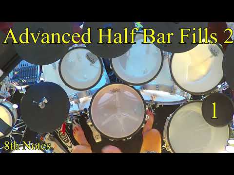 Advanced Half Bar 8th Note Fills 2 Pattern 1