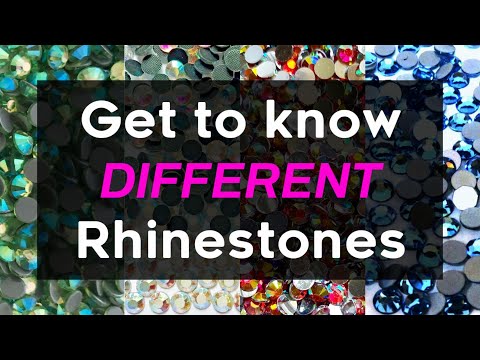 Difference of 4 Kinds of Rhinestones, Hotfix and Gluefix