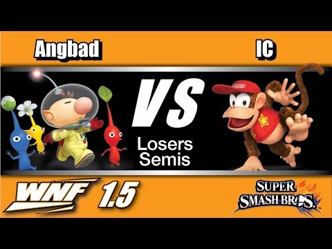 WNF 1.5 - Angbad (Olimar) Vs. IC (Diddy Kong) Losers Semi - Smash Wii U