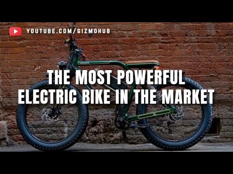 RISTRETTO : THE MOST POWERFUL E-BIKE IN THE MARKET | Gizmo-Hub.com