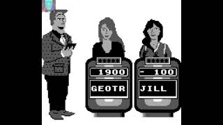 Gameboy Game: Jeopardy! Platinum Edition (1996 GameTek, Inc.)