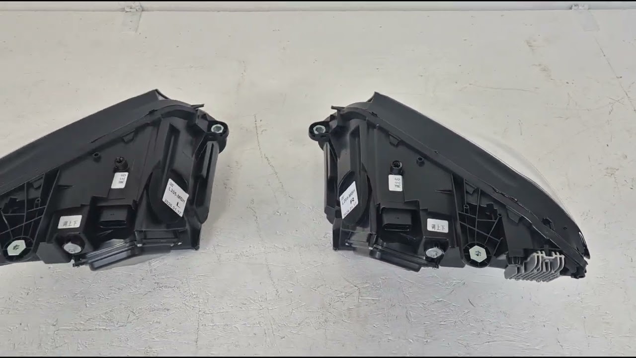 Mercedes C-сlass W205 2014-2021 гг. Передние фары Maybach (2 шт) Video 1