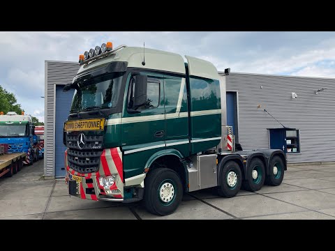 Mercedes Benz Arocs SLT 4163 8x4/4 Heavy Haulage Tractor | De Borg Trading Company | Assen Holland