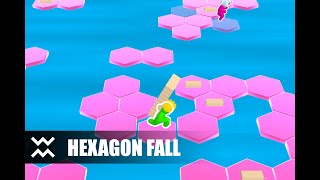 Hexagon Fall | Template + Editor video preview