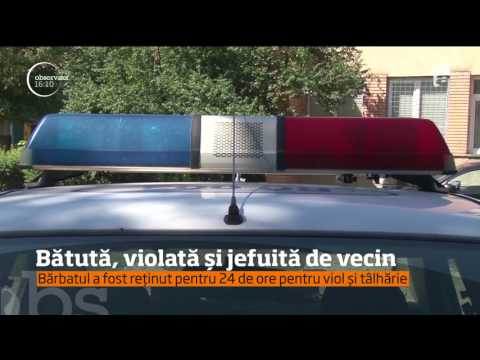 Femeie de 57 de ani, din Bacău, violată și jefuită de vecin