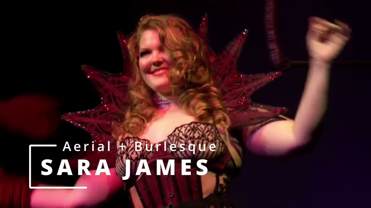 Promotional video thumbnail 1 for Sara James Aerial Burlesque