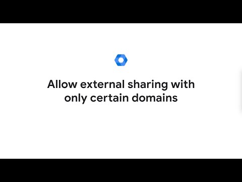 Allow external sharing with only certain domains