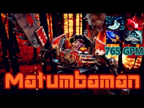 #MATUMBAMAN Fast Kill Timbersaw Carry 9200 MMRanked GamePlay #Dota2 Holyshit