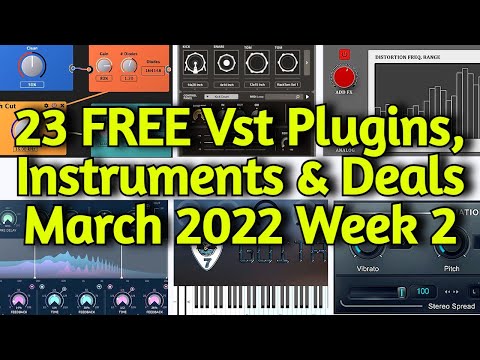 23 Best New FREE VST PLUGINS, Vst Instruments, SAMPLE PACKS & Huge Deals - MARCH 2022 Week 2