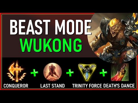 WUKONG TOP vs TEEMO - HARD WORK! - S10 LoL