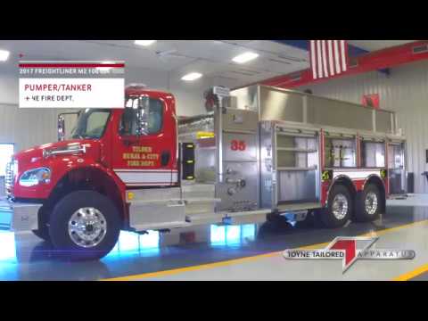 Toyne Freightliner Pumper Tanker Tilden, NE Rural Fire District - Walkaround