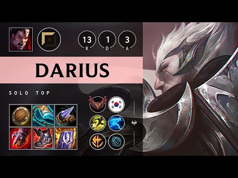 Darius Top vs Gangplank - KR Grandmaster Patch 25.20