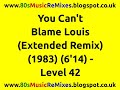 You Can't Blame Louis (Extended Remix) - Level 42 | 80s Club Mixes | 80s Club Music | 80s Dance Mix