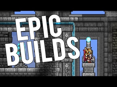 INSANE TERRARIA CREATIONS - 3D Terraria 1.3.4 PC Buildings