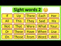Sight words 2 🤔 | Phonics lesson | Learn with examples