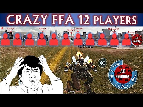 War Robots - Crazy Skirmish - 12 Angry Robots - 22 Kills!!!!