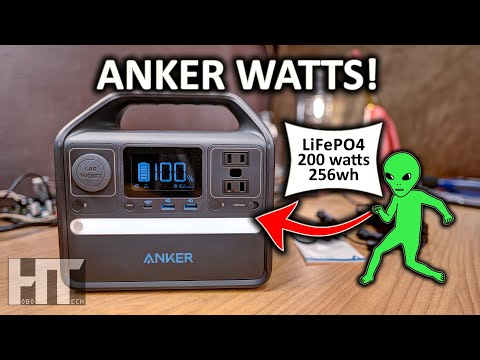 ANKER 521 LiFePO4 256wh Lithium Power Station Solar Generator Review