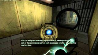 Portal 2 - How to grab Wheatley when you're not supposed to