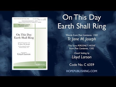 On This Day Earth Shall Ring - arr. Lloyd Larson