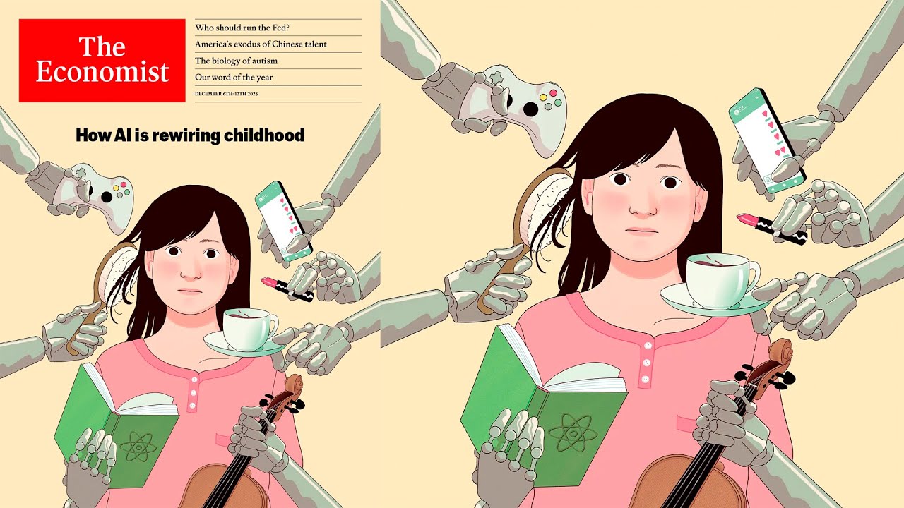 LA PORTADA DE THE ECONOMIST REVELA CÓMO LA IA ESTÁ REPROGRAMANDO LA FUTURA GENERACIÓN