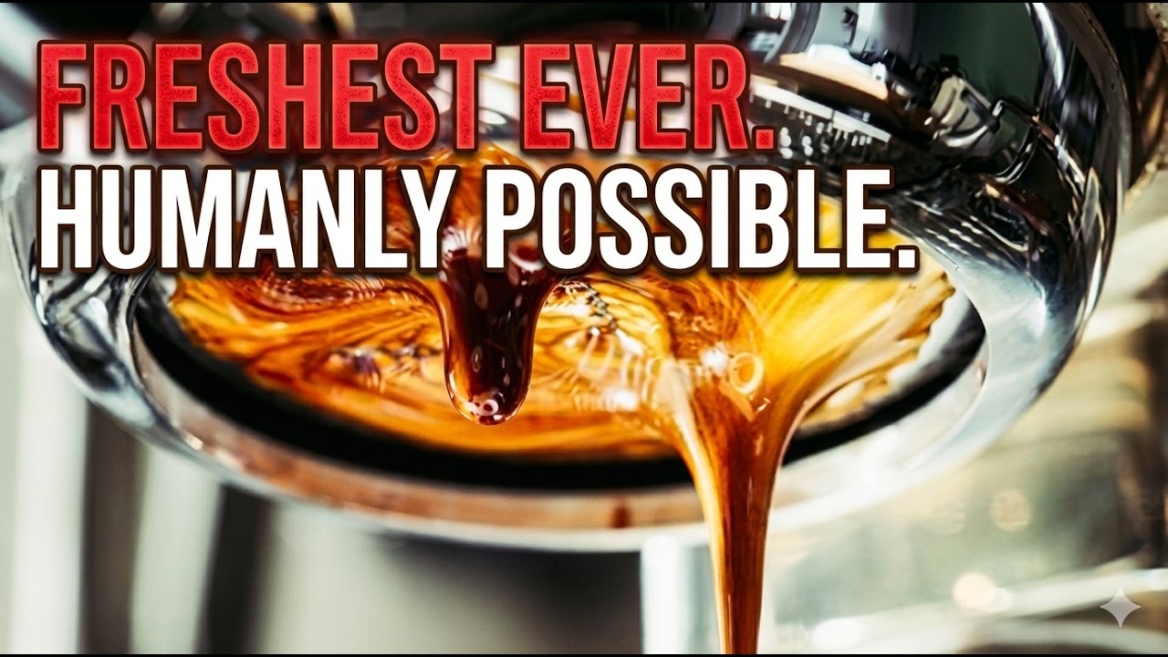 "LIVE" Making the Freshest Espresso Ever (Step by Step)