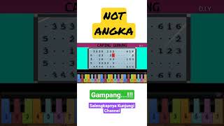 Download lagu Not Angka CAPING GUNUNG #shorts #notangka #lagudaerah mp3