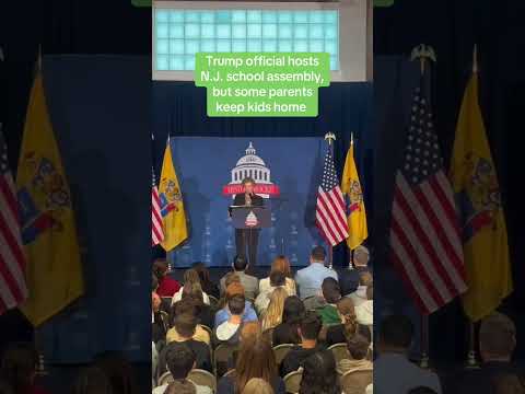Some parents keep kids home during Trump official's assembly