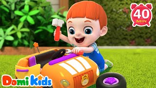 汽車受傷了🚗💥 | 小汽車受傷啦，快來幫忙！ | 交通工具認知 | 幼兒益智啟蒙 | 親子互動兒歌🎵 | 寶貝多米