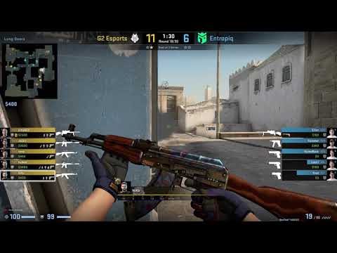 CS:GO POV Demo G2 NiKo (25/14) vs Entropiq (de_dust2)