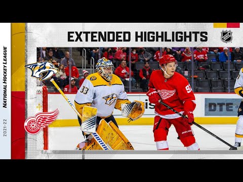 Nashville Predators vs Detroit Red Wings Dec 7, 2021 HIGHLIGHTS