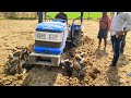 sonalika 50 hp 4wd tractor power test | sonalika tractor gadi video