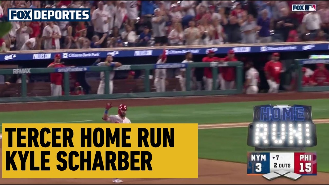 😱🤩 TERCER HOME RUN Kyle Scharber | New York Mets 3-15 Philadelphia Phillies | MLB 2026