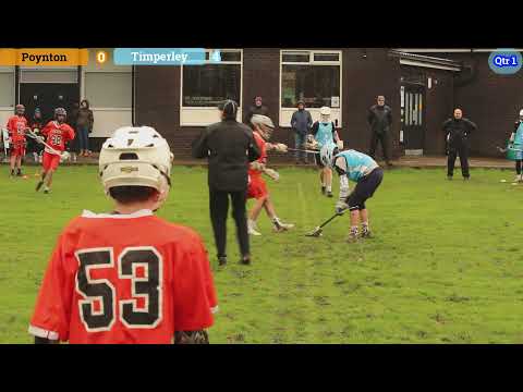 Poynton Vs Timperley U16 Cup game Courtesy of Timperley Lacrosse Club