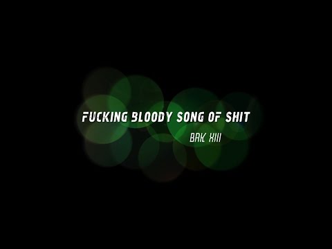 Bak XIII - Fucking Bloody Song Of Shit (CyberPunk Night Live - Atelier des Môles 2016)