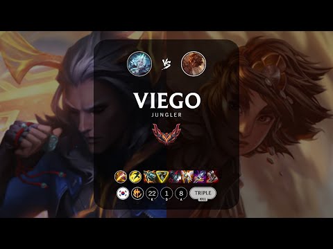 Viego Jungle vs Taliyah - KR Grandmaster Patch 13.17