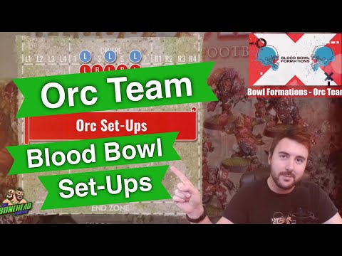 Orc Team Set-Up Formations for Blood Bowl - Blood Bowl 2020 (Bonehead Podcast)