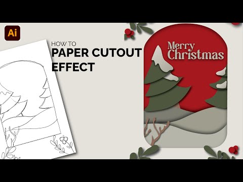 Paper Cutout Effect Tutorial | Quick & Easy | Adobe Illustrator